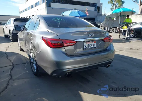 2020 Infiniti Q50 Luxe z USA, uszkodzony, nr VIN JN1EV7AP1LM205290